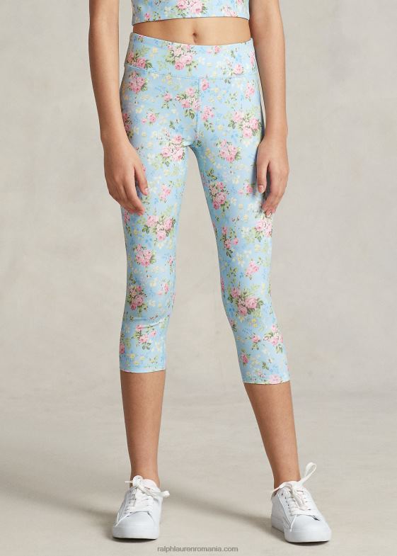 rylee floral copii Ralph Lauren jambiere din jerse de performanță florale 046886724