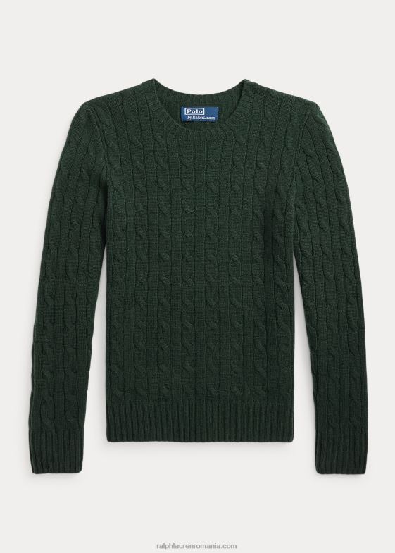 agat de muşchi copii Ralph Lauren iconicul pulover din cașmir tricot în cablu 046886220