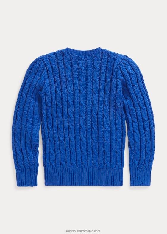 iris nou copii Ralph Lauren pulover din bumbac tricot cablu 046887390