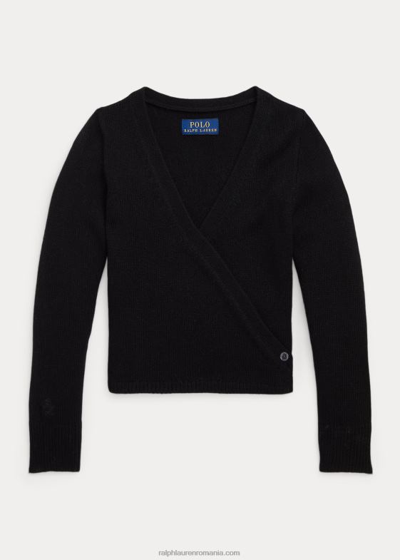 negru copii Ralph Lauren pulover înfășurat 046887462