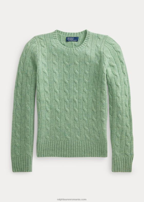 spuma de mare copii Ralph Lauren pulover din cașmir din tricot cablu 046887197