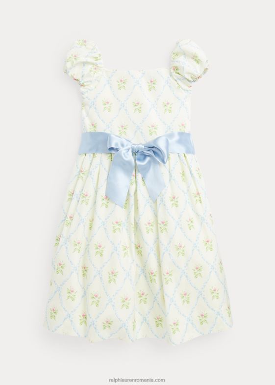 copii Ralph Lauren rochie florală din amestec de mătase dud 046887363