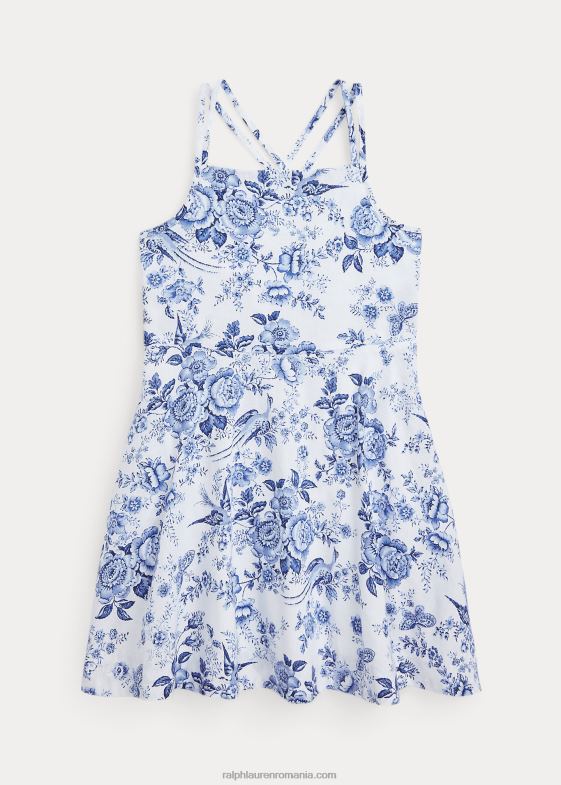 dauphine floral copii Ralph Lauren rochie florală din in-bumbac 046886811