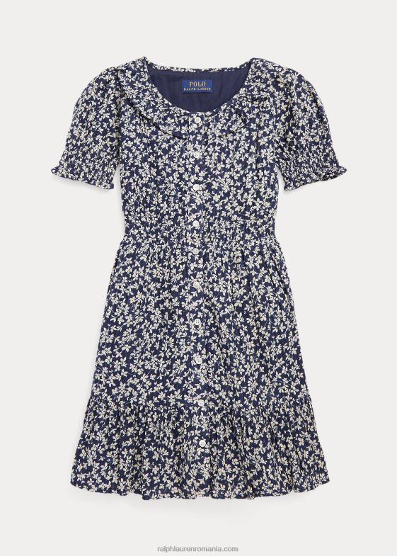 gabrielle floral copii Ralph Lauren rochie dobby din bumbac floral 046887439