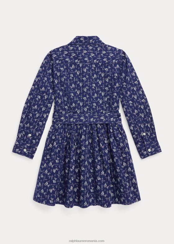 madelyn floral copii Ralph Lauren rochie cămașă din bumbac floral 046887412