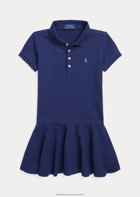 marina copii Ralph Lauren rochie polo cu maneca scurta 046889977