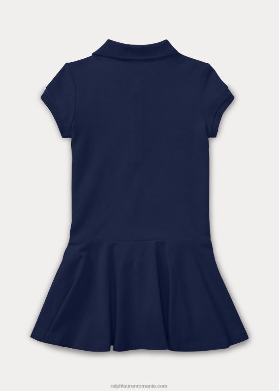 marina rafinată copii Ralph Lauren rochie polo cu maneca scurta 046886943