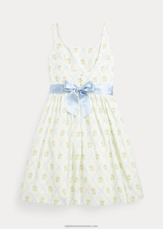 spalier megan copii Ralph Lauren rochie florală din amestec de mătase dud 046887516