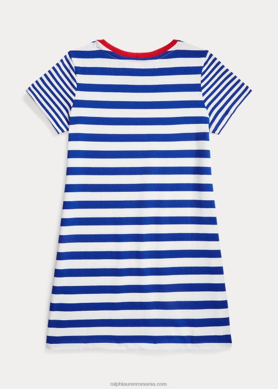 stea de safir copii Ralph Lauren rochie tricou din jerseu de bumbac cu dungi 046886797