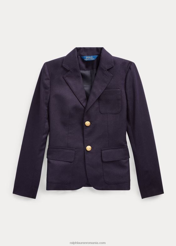 marina greenwich copii Ralph Lauren blazer de lână 046887206