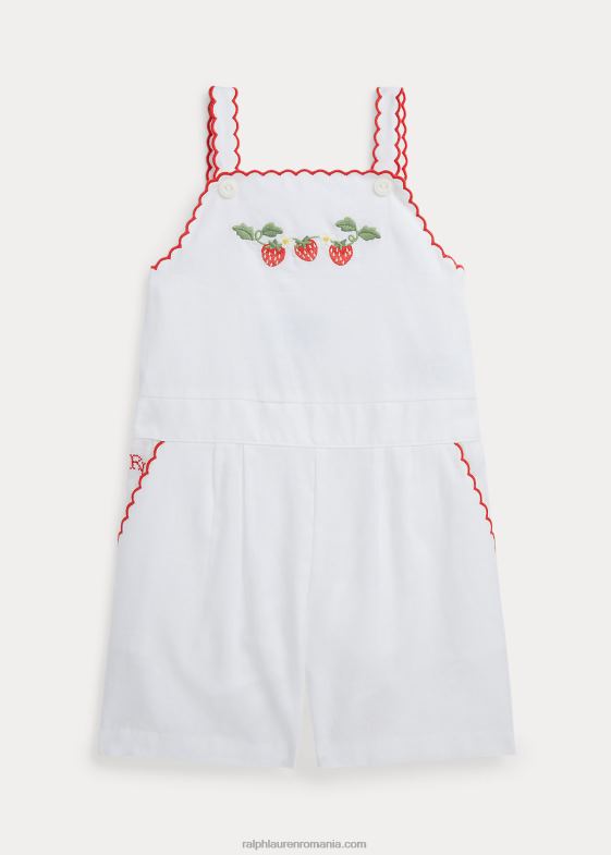 alb copii Ralph Lauren salopeta din in-bumbac capsuni 046886826