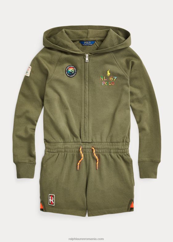 salvie întunecată copii Ralph Lauren salopetă spa cu plasturi în aer liber 046887108