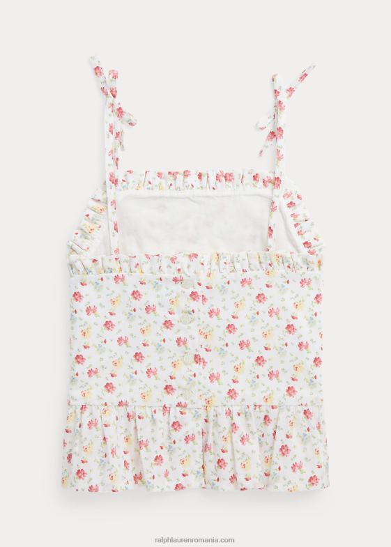 lucinda ditsy copii Ralph Lauren top floral in-bumbac peplum 046886850