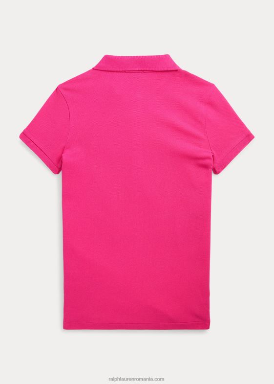 accent roz copii Ralph Lauren Tricou polo din plasă elastică cu plasture în aer liber 046887106