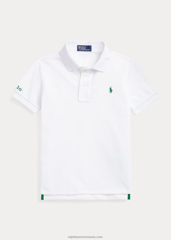 alb copii Ralph Lauren polo de pământ 046885848