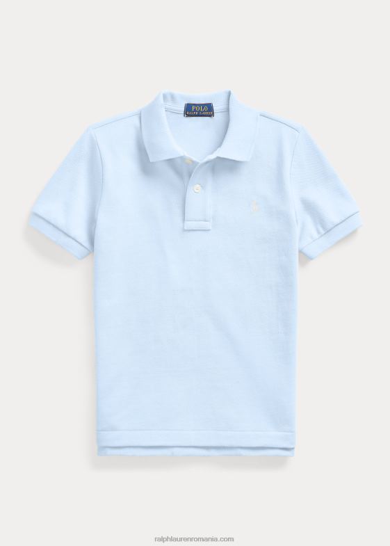 albastru de birou copii Ralph Lauren iconicul tricou polo din plasă 046885680