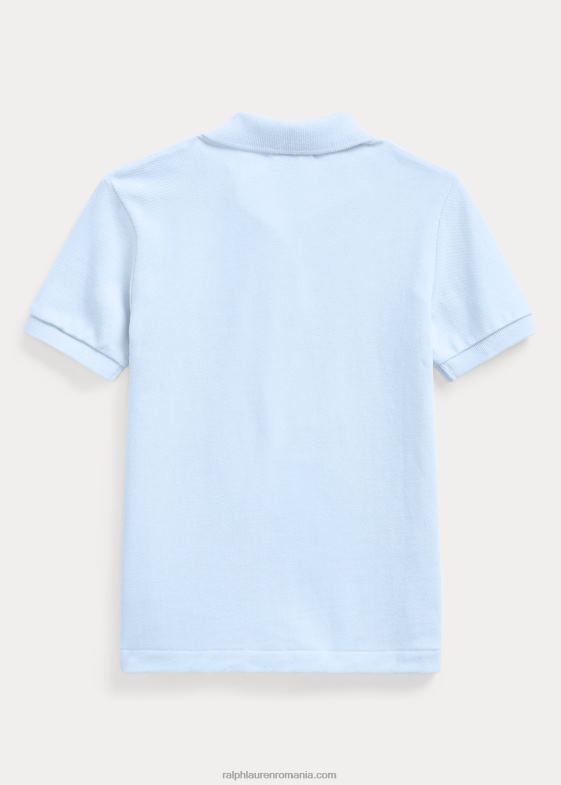 albastru de birou copii Ralph Lauren iconicul tricou polo din plasă 046885680