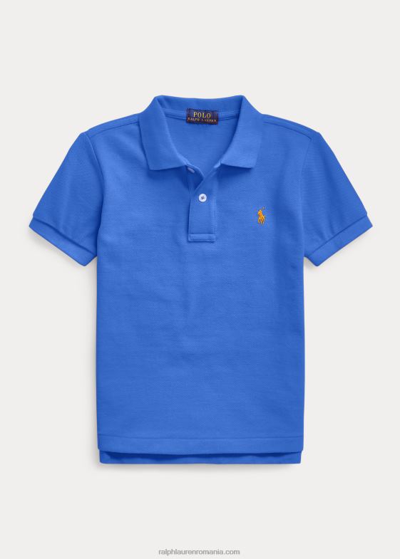 albastru iris nou copii Ralph Lauren iconicul tricou polo din plasă 046885678