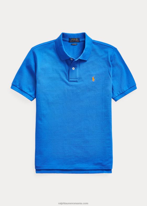 albastru iris nou copii Ralph Lauren iconicul tricou polo din plasă 046886025