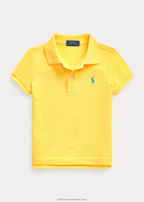 aripioare galbene copii Ralph Lauren tricou polo din plasă de bumbac 046886746