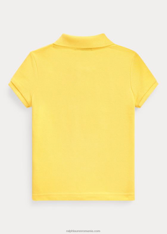 aripioare galbene copii Ralph Lauren tricou polo din plasă de bumbac 046886746