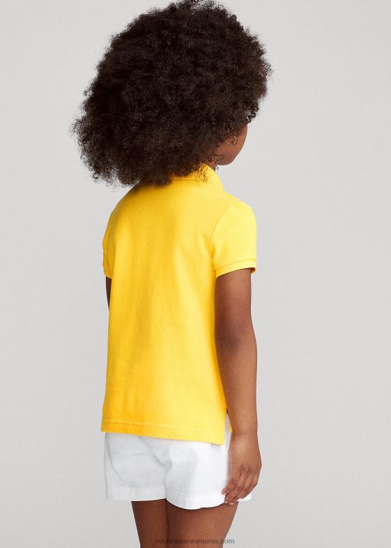 aripioare galbene copii Ralph Lauren tricou polo din plasă de bumbac 046886746