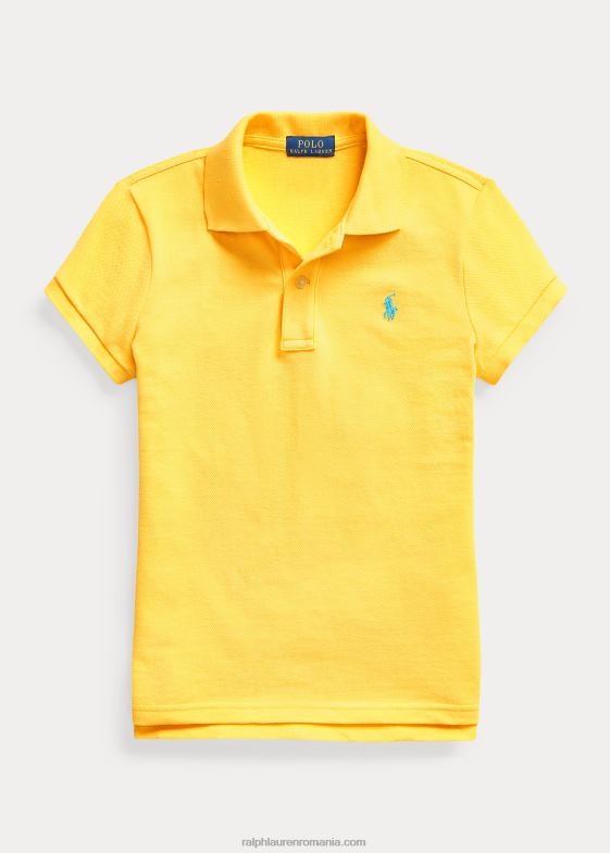 aripioare galbene copii Ralph Lauren tricou polo din plasă de bumbac 046886985