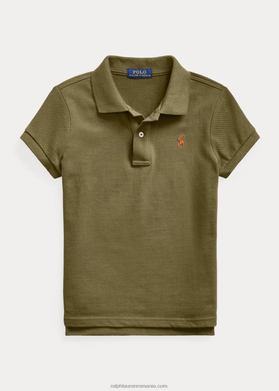 baldachin măslin copii Ralph Lauren tricou polo din plasă de bumbac 046887007