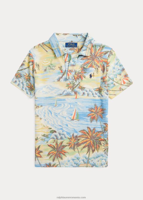 bazar de plajă hawaian copii Ralph Lauren tricou polo spa spa cu imprimeu tropical 046886101