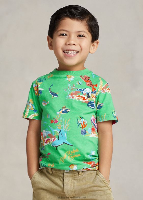 Kelly clasic bearwaiian copii Ralph Lauren tricou din jerseu de bumbac urs polo 046885654