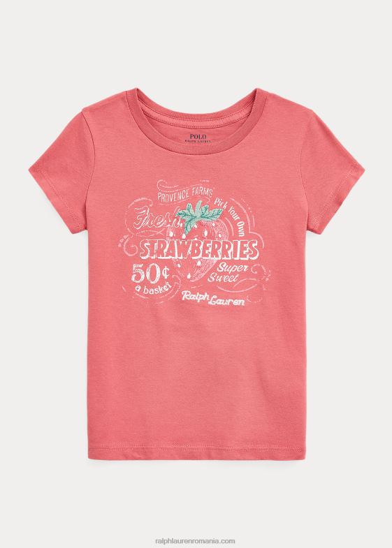 boabe de adirondack copii Ralph Lauren tricou grafic din jerseu de bumbac 046886820