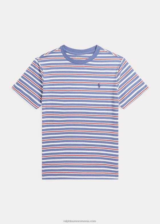 capri blue multi copii Ralph Lauren tricou din jerseu de bumbac cu dungi 046886659