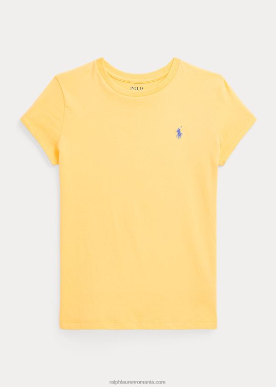 galben de porumb copii Ralph Lauren tricou din jerseu de bumbac 046887226