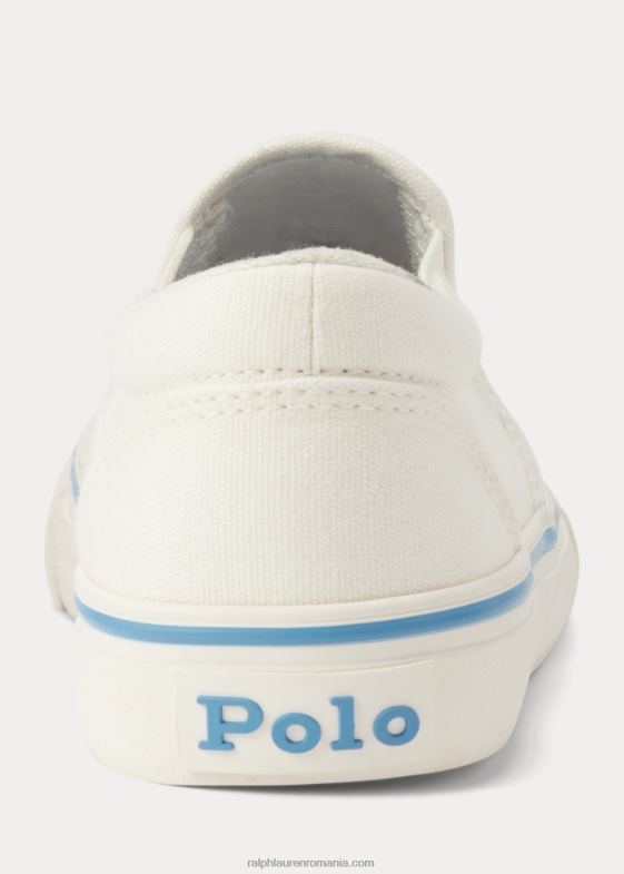 cremă cu urs căpșuni copii Ralph Lauren adidași cu slip-on din pânză urs polo keaton 046889984