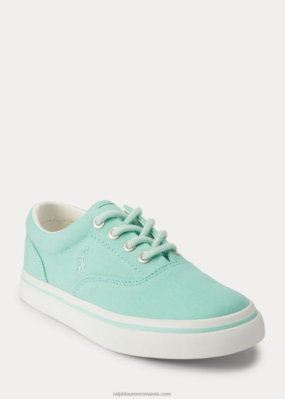 mentă copii Ralph Lauren adidași din twill de bumbac keaton 046889878