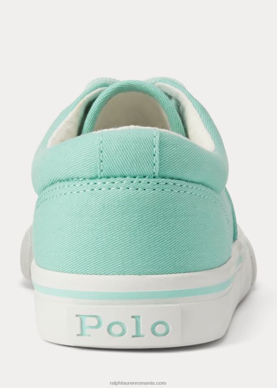 mentă copii Ralph Lauren adidași din twill de bumbac keaton 046889878
