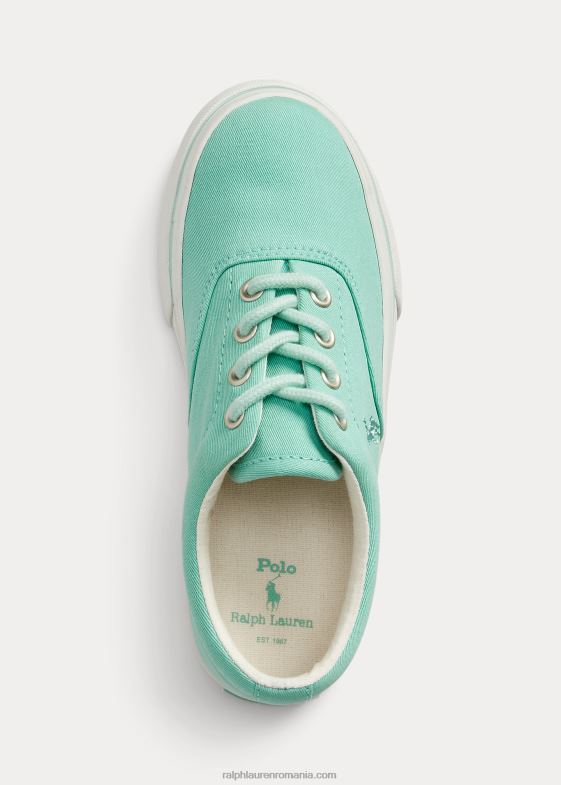 mentă copii Ralph Lauren adidași din twill de bumbac keaton 046889878