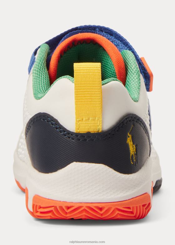 multi alb copii Ralph Lauren pantofi sport tech racer mesh ps 046886338