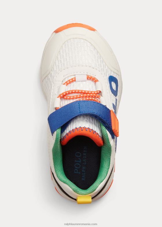 multi alb copii Ralph Lauren pantofi sport tech racer mesh ps 046886338