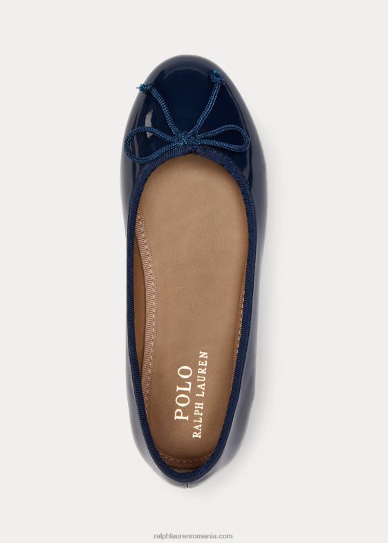 brevet de marina copii Ralph Lauren nellie balet din piele 046887287