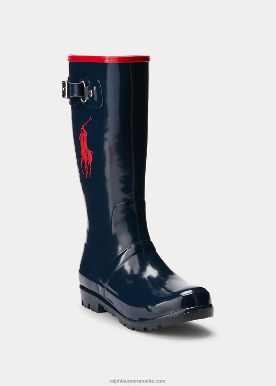 bleumarin/roșu copii Ralph Lauren cizma de ploaie ralph 046887304