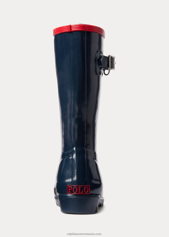 bleumarin/roșu copii Ralph Lauren cizme de ploaie ralph 046887274