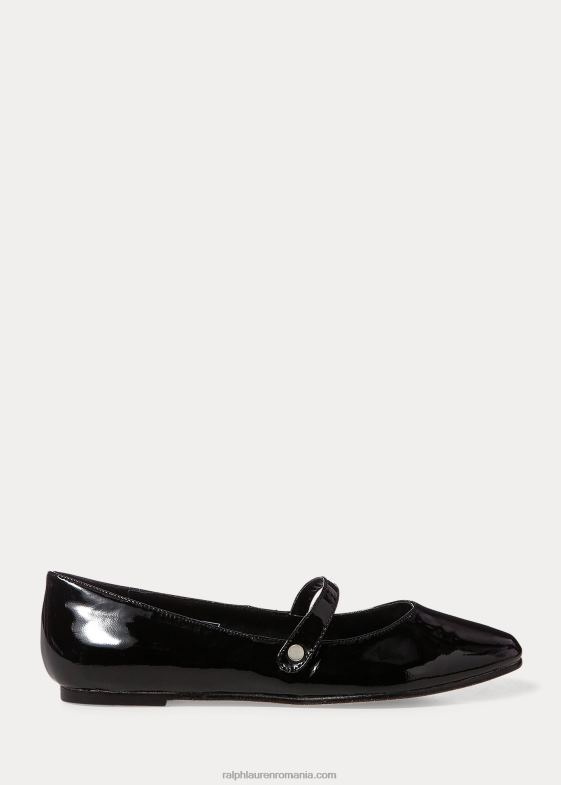 negru copii Ralph Lauren alyssa leather mary jane 046887289
