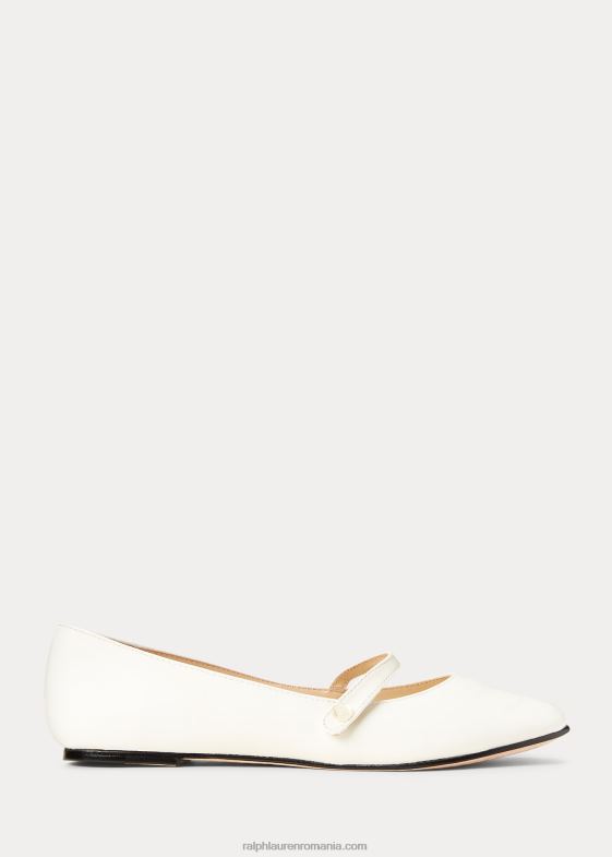 piele albă lacuită copii Ralph Lauren alyssa leather mary jane 046887272