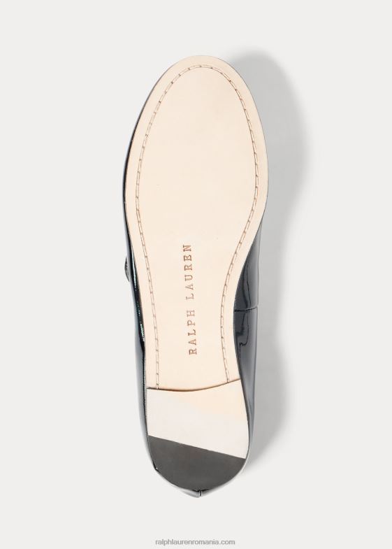 piele lacuita bleumarin copii Ralph Lauren alyssa leather mary jane 046887302