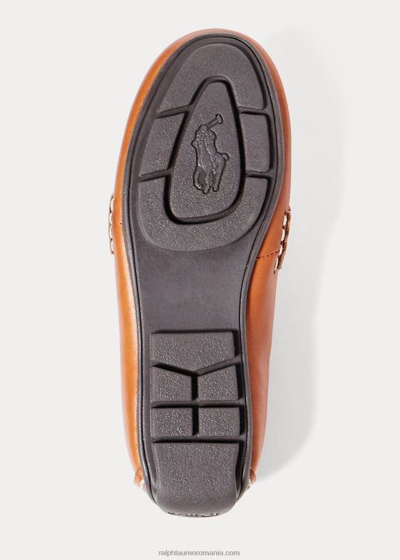 bronzat copii Ralph Lauren loafer penny din piele tele 046886363
