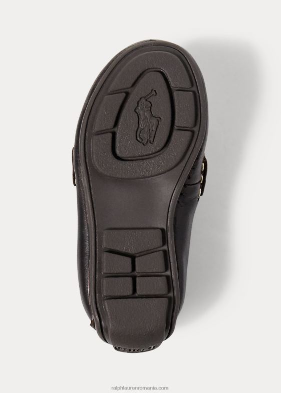 ciocolată copii Ralph Lauren loafer penny din piele tele 046886357