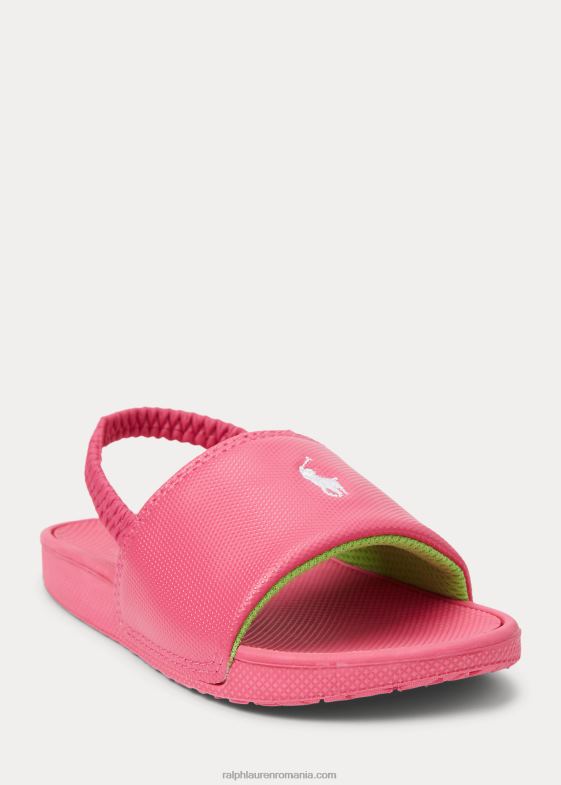 baja roz/citron copii Ralph Lauren tobogan pentru ponei cayson polo 046887261