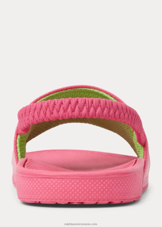 baja roz/citron copii Ralph Lauren tobogan pentru ponei cayson polo 046887261