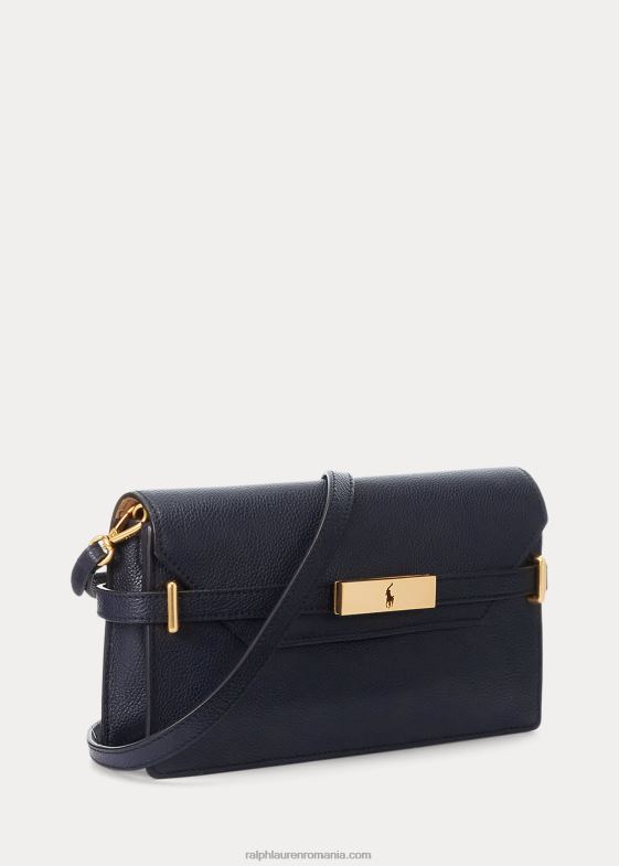 marina de la miezul nopții femei Ralph Lauren clutch din piele polo id 046885179